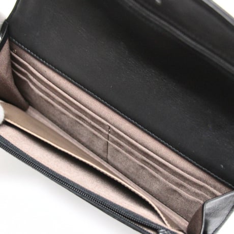 CHANEL Organizer Quilted Lambskin Black #74847