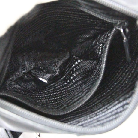 PRADA Shoulder Bag Nylon Black ＃74609