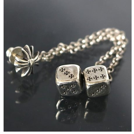 Chrome Hearts Double Dice Drop Earring #102501