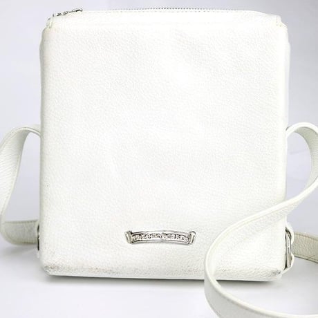 Chrome Hearts PLUG Shoulder Bag White  #31331
