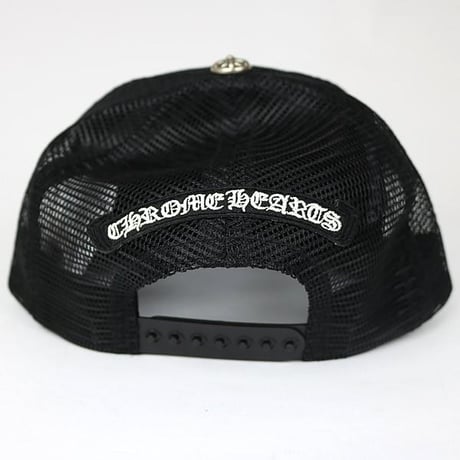 Chrome Hearts Brand-New Cemetery Cross Patch Tracker Cap Camo#101931