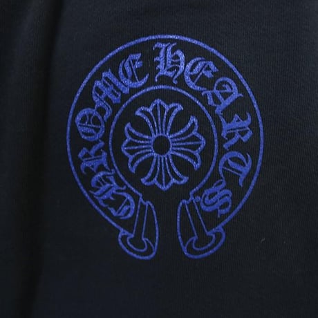 Chrome Hearts Old English Sweatpants Black and Blue #102473