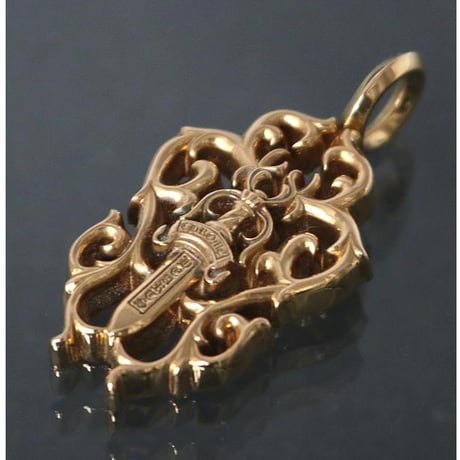 【￥2,599,900】 Chrome Hearts Brand-New 22K Vine Dagger Pendant  #30426