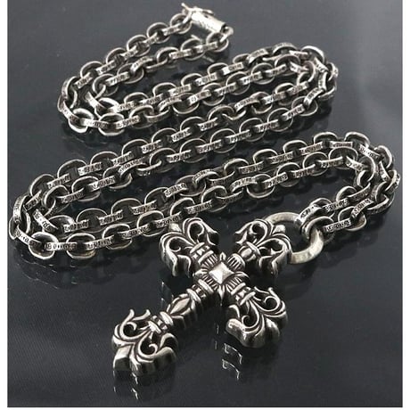 Chrome Hearts Filigree Cross XS O-Ring Paper Chain 24in  #103032