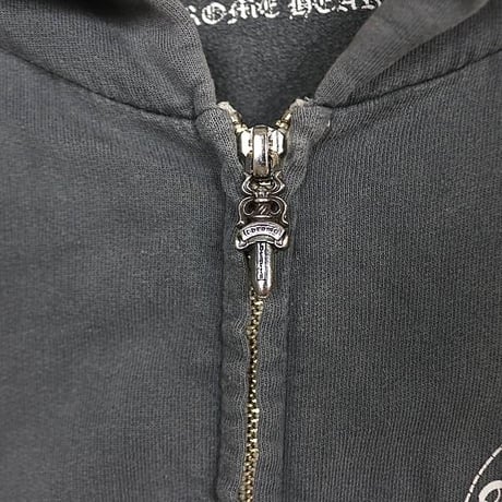 Chrome Hearts Vintage Horseshoe Dagger Zip-Up Hoodie #31311