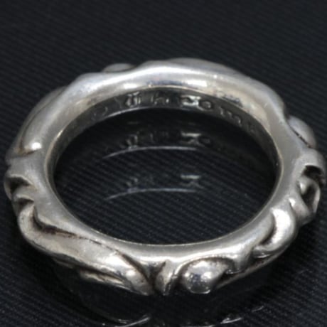 Chrome Hearts Scroll Band Ring #30881