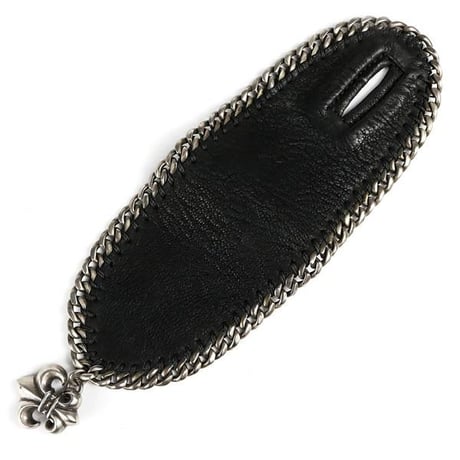 Chrome Hearts BS Fleur Leather Chain Bracelet #31280