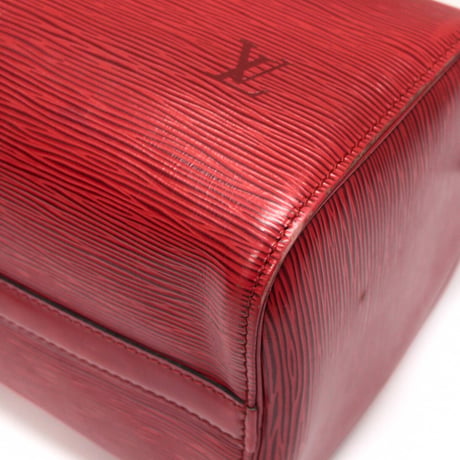 Louis Vuitton Speedy 25 Handbag Epi Leather Red M43017 #74134