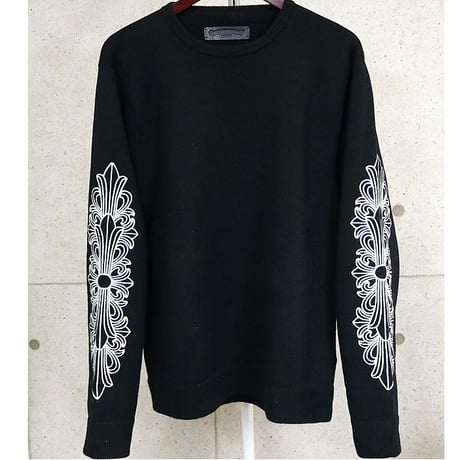 Chrome Hearts Floral Cross Cashmere Knit Jumper #101405
