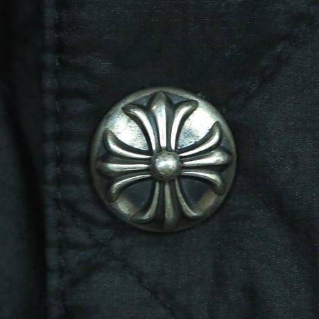 Chrome Hearts Brand New CH Logo Embroidered CH Plus All-Over Print Quilted Nylon Jacket #103457