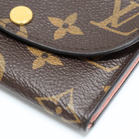 Louis Vuitton Rosalie Coin Purse Monogram Canvas Rose Ballerine M62361 #75136