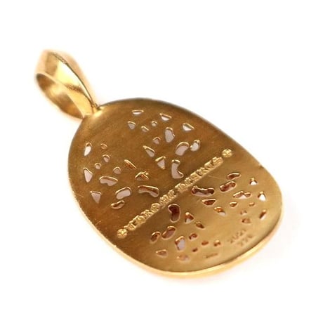 Chrome Hearts 22K Classic Oval Cross Pave Diamond Pendant #103613