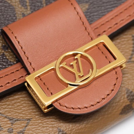 Louis Vuitton Dauphine Compact Wallet Monogram Reverse Canvas M68725 #74482