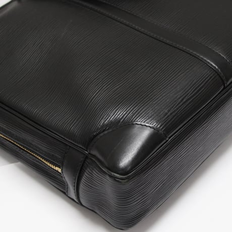 Louis Vuitton Porte Documents Voyage Briefcase Epi Leather Black M59162 #73378