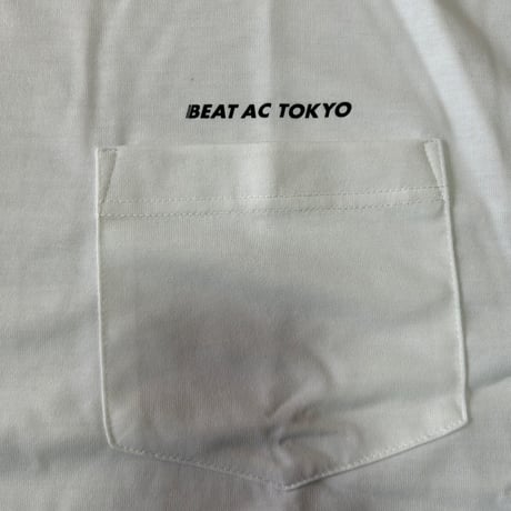BEAT AC TOKYO ポケットオーバーサイズTシャツ（白）