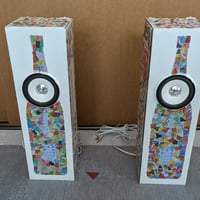 紙のスピーカー　モザイク一升瓶（Zー03）