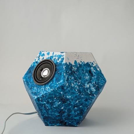 【即納可】正十二面体スピーカー　作品名「海へ」