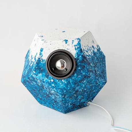 【即納可】正十二面体スピーカー　作品名「海へ」