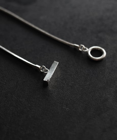 Snake chain necklace / Silver