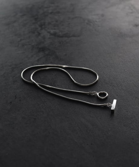 Snake chain necklace / Silver