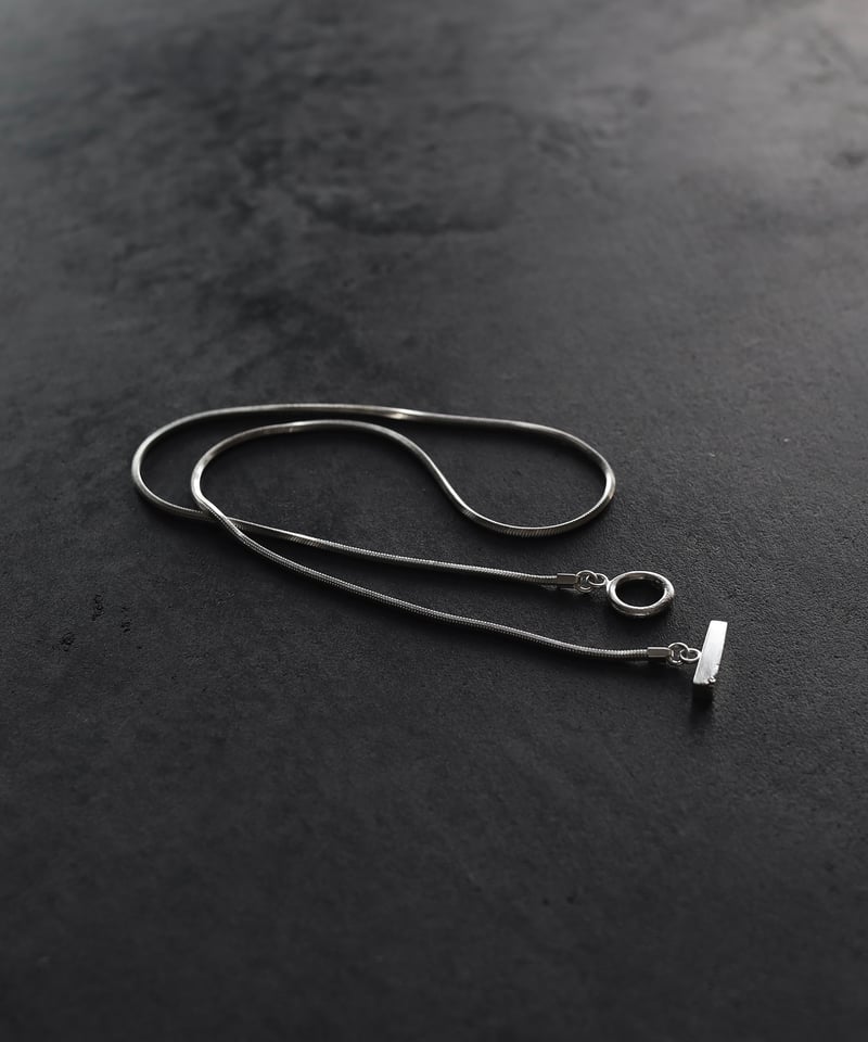 Snake chain necklace / Silver | stlll