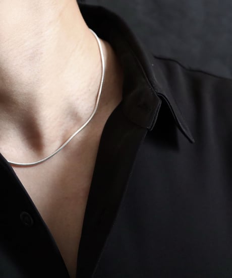 Snake chain necklace / Silver