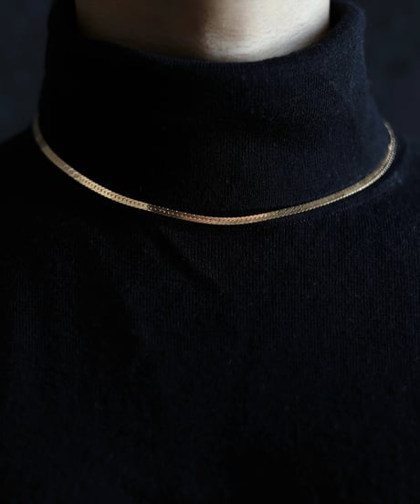 Abyss herringbone necklace / Gold