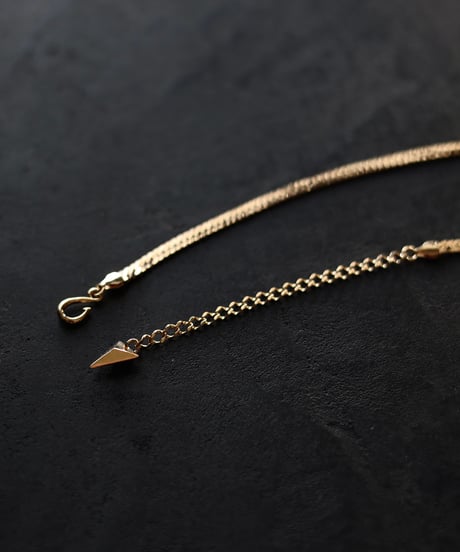 Abyss herringbone necklace / Gold