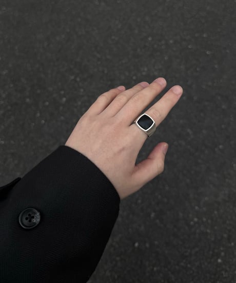 Dusk leather ring 01
