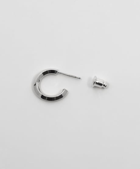Shadow hoop pierce / Silver