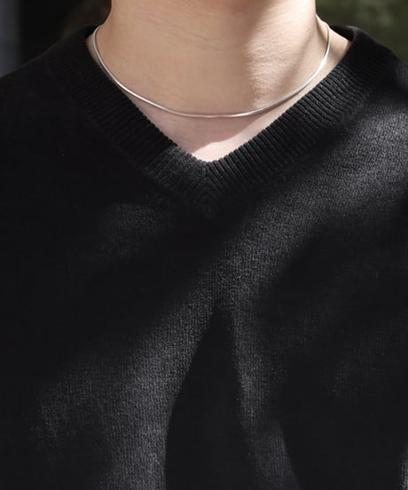 Snake chain necklace / Silver