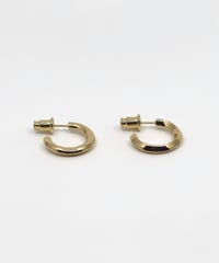 Shadow hoop pierce / Gold