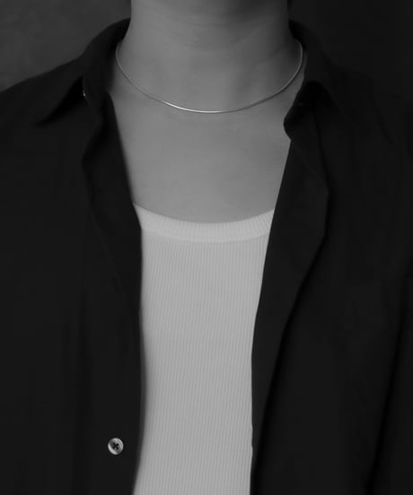 Snake chain necklace / Silver