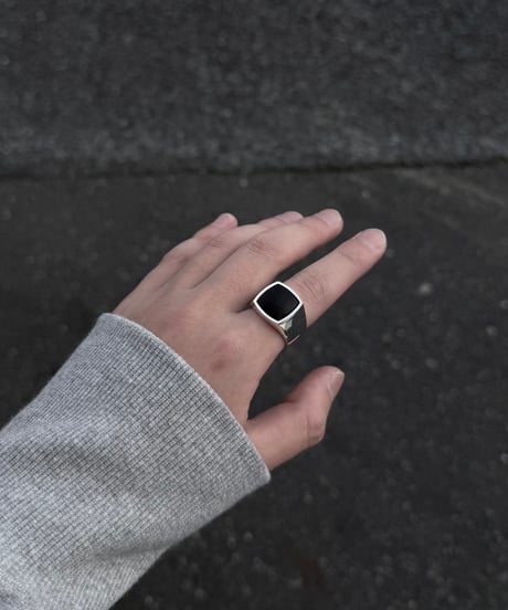 Dusk leather ring 01