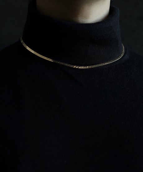 Abyss herringbone necklace / Gold