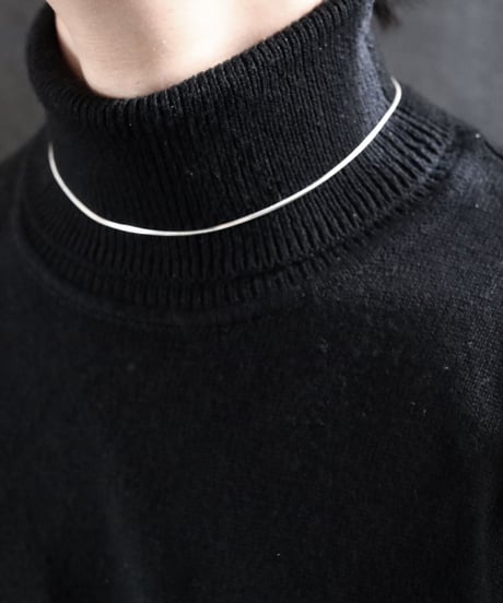 Snake chain necklace / Silver