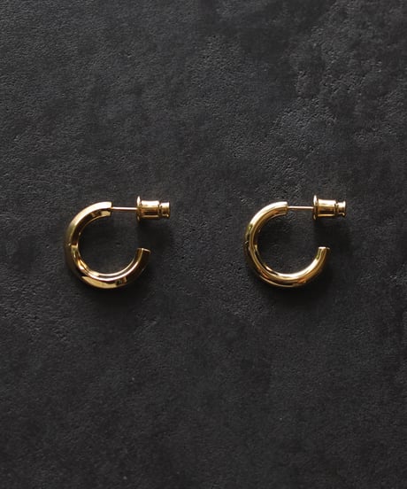 Shadow hoop pierce / Gold