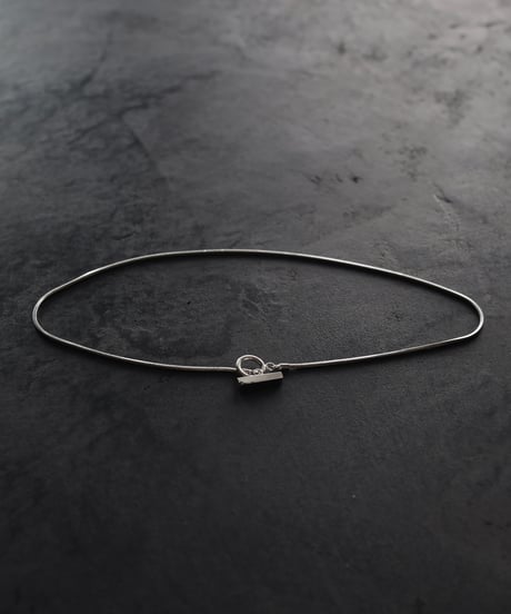 Snake chain necklace / Silver