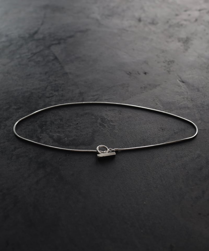 Snake chain necklace / Silver | stlll