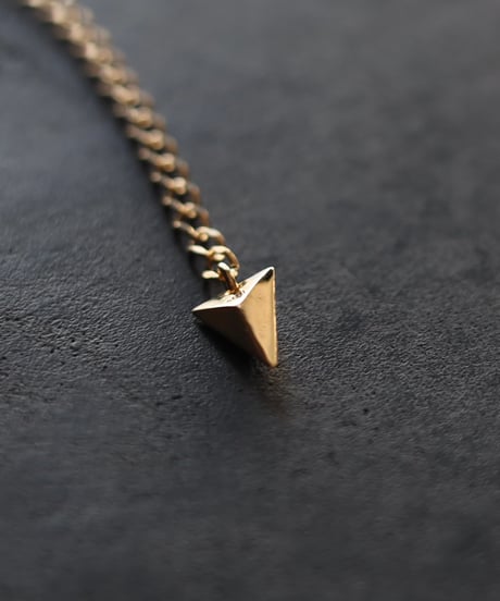 Abyss herringbone necklace / Gold