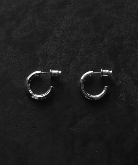 Shadow hoop pierce / Silver