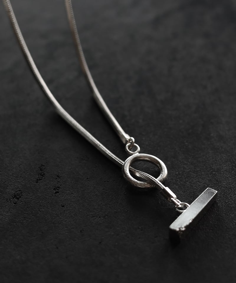 Snake chain necklace / Silver | stlll