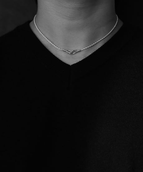 Warp chain necklace