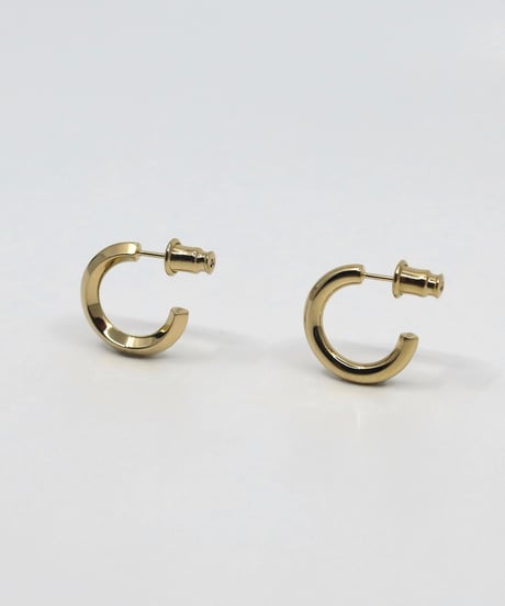 Shadow hoop pierce / Gold