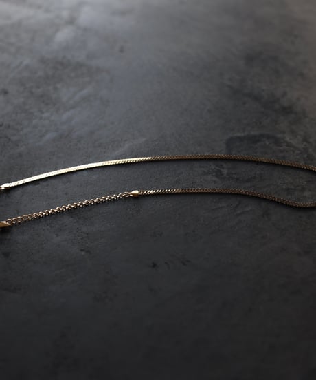 Abyss herringbone necklace / Gold