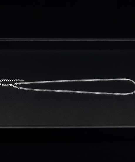 Abyss herringbone necklace / Silver