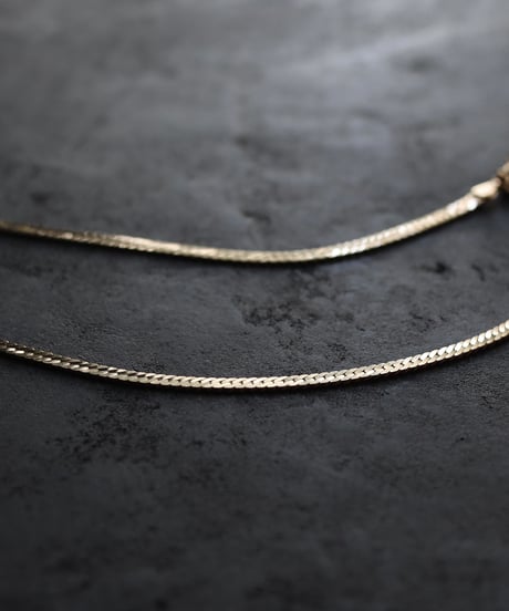 Abyss herringbone necklace / Gold