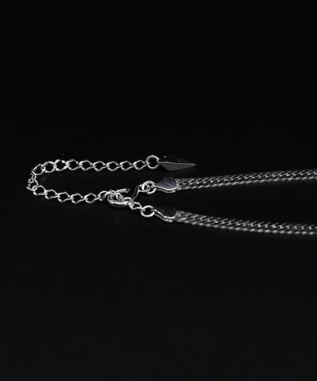 Abyss herringbone necklace / Silver