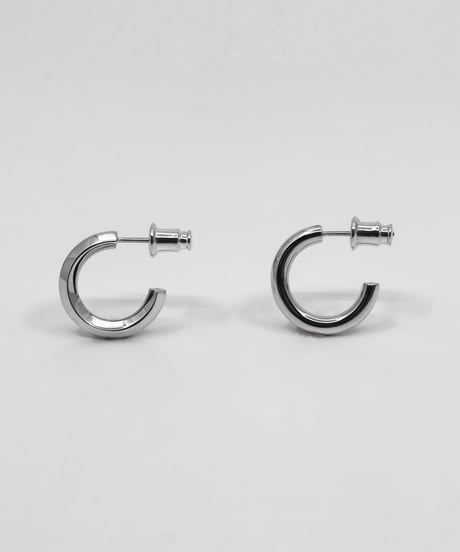 Shadow hoop pierce / Silver