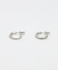 Shadow hoop pierce / Silver